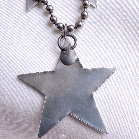 🎖️Vintage Stunning Military Style Silver Star Pendant Pin / Brooch 🎖️ - Picture 8 of 15